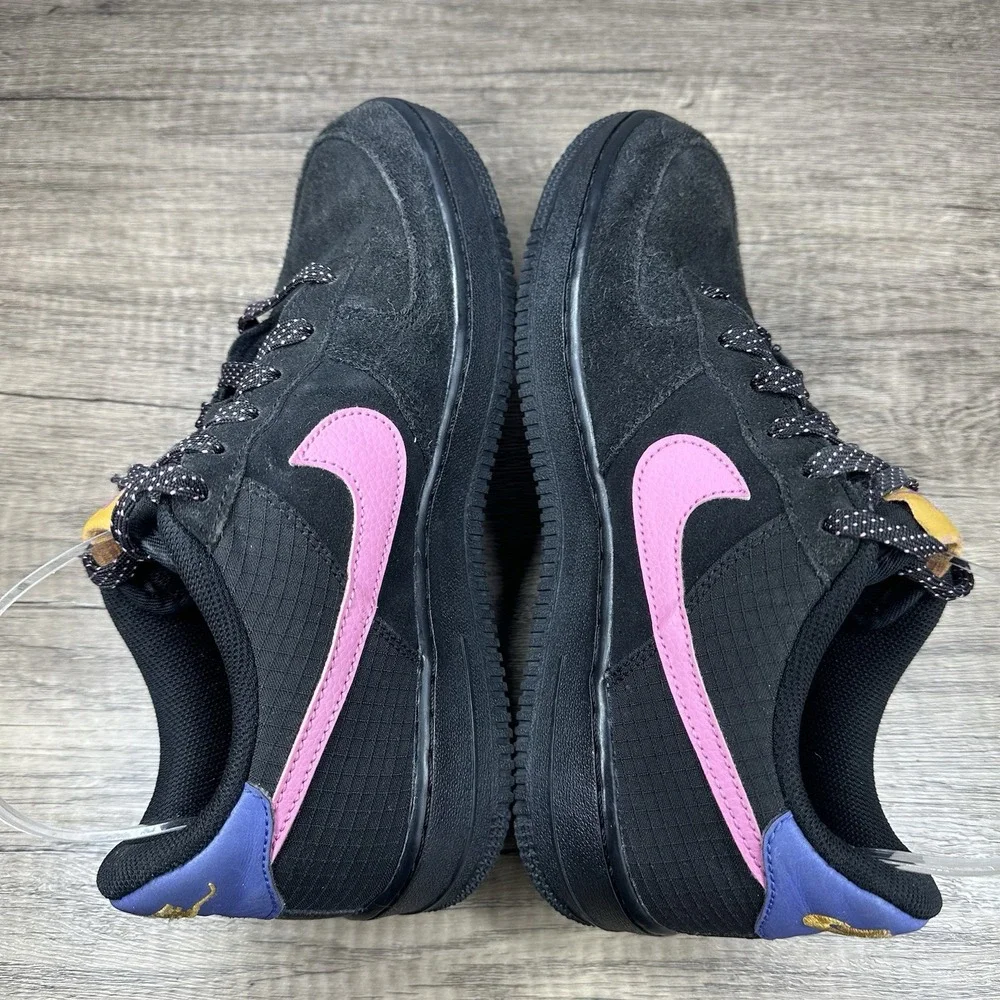 Nike Air Force 1 LV8 2‎ GS~Black Magic Flamingo Sneakers~(CN5710-001)~Size 7Y